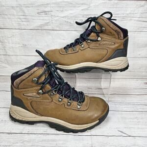 Women's Columbia Hiking Boots Size 7.5 Newton Ridge Plus Brown *no Insoles